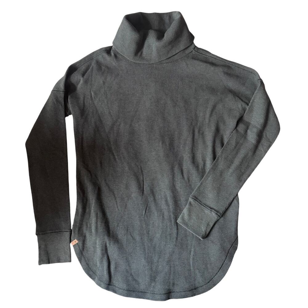 NWT tentree | Olive Green Highwood Turtleneck Waffle Knit Sweater | Small